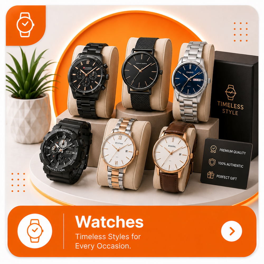Premium Watches Collection | Smart, Men's & Women's Watches | CartBazar Pakistan