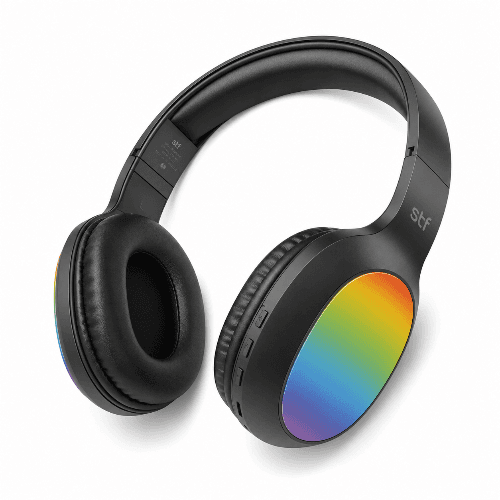 Lelisu LS-257 Wireless Stereo Headphones Bluetooth 5.4 Over-Ear Headset with Type-C Charging and LED Lights in Pakistan