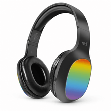 Lelisu LS-257 Wireless Stereo Headphones Bluetooth 5.4 Over-Ear Headset with Type-C Charging and LED Lights in Pakistan