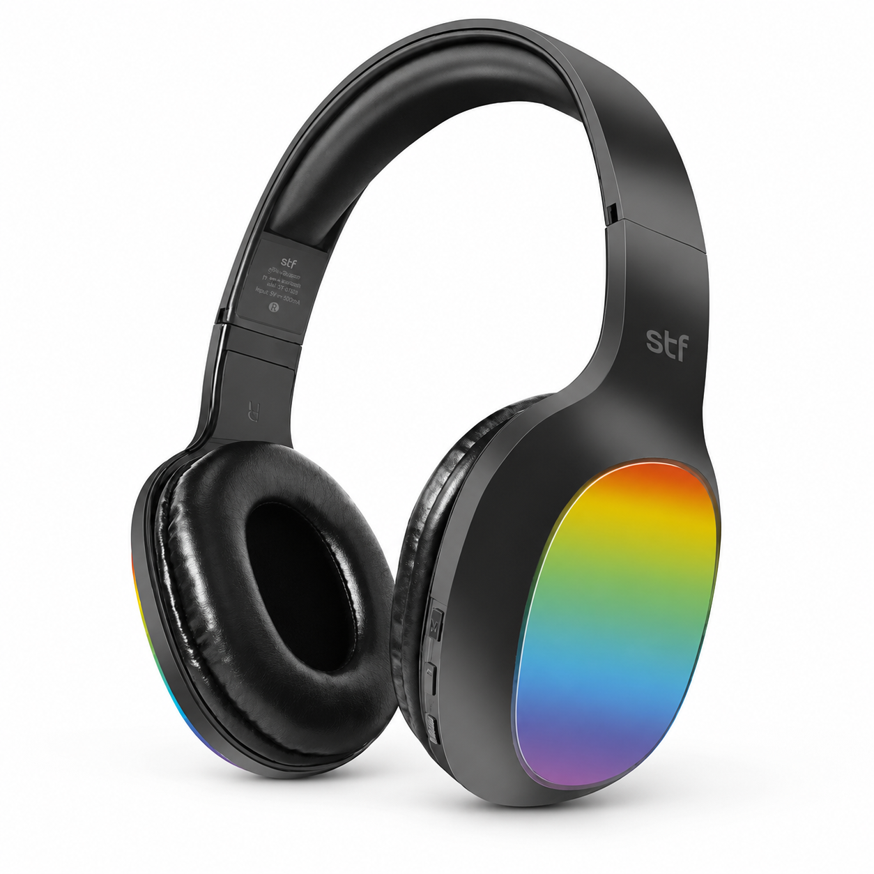 Lelisu LS-257 Wireless Stereo Headphones Bluetooth 5.4 Over-Ear Headset with Type-C Charging and LED Lights in Pakistan
