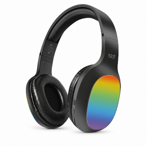 Lelisu LS-257 Wireless Stereo Headphones Bluetooth 5.4 Over-Ear Headset with Type-C Charging and LED Lights in Pakistan