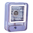 Portable USB Air Cooler Fan – 3-Speed Mist Spray Rechargeable Desk Cooler