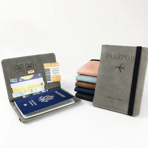 RFID Men's Wallet – Premium Leather Slim Bifold
