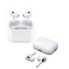 White Pro 2 Style Wireless Earbuds with Mic and Charging Case in Pakistan